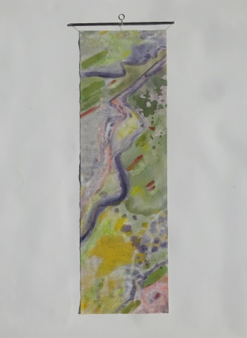 6.-Oiselle-gantée-V-76X25-acryl-sur-tissu-2021